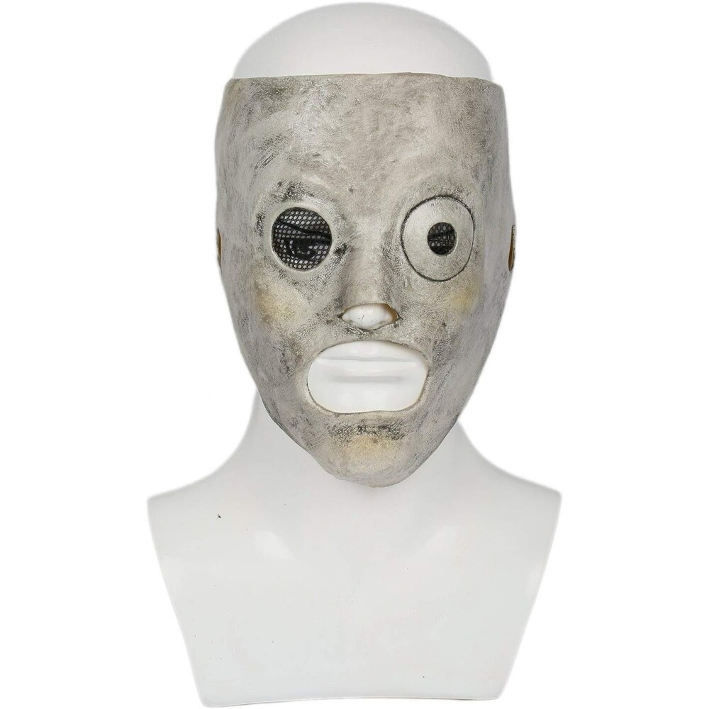ACEGUARDER Men's Mask Cosplay Costume Adult Accessories Halloween Latex Silver